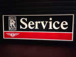 1980s Rolls Royce / Bentley dealership service illuminated sign