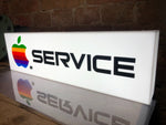 2000s Apple official dealer illuminated service sign