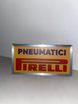 1980s Pirelli official dealer vintage illuminated sign