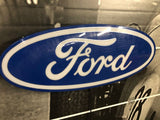 1980s Ford official dealership illuminated sign