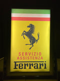 2010s Ferrari dealership illuminated sign