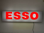 1990s original ESSO sign on original metal plate