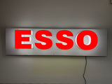 1990s original ESSO sign on original metal plate