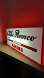 2010s Alfa Romeo Racing dealer illuminated neon sign 3D