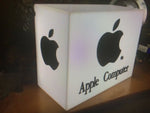 1990s Apple official dealer illuminated cube sign