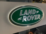 2000s Land Rover Very Large official dealership illuminated sign