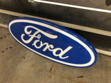 1980s Ford official dealership illuminated sign