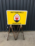 1980s Maserati vintage dealership “Maserati Automobili servizio” illuminated sign