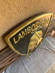 1978 Lamborghini official dealership Raging Bull shield