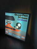 1980s Porsche 917 #20 Le Mans illuminated sign