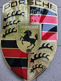 2010 Porsche official dealer crest shield sign