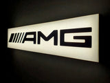 2010s Mercedes-Benz AMG illuminated sign