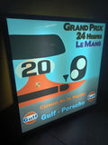 1980s Porsche 917 #20 Le Mans illuminated sign