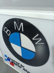 2000s BMW Motorsport dealership illuminated double side 3D sign