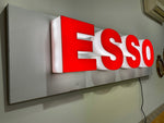 1990s original ESSO sign on original metal plate