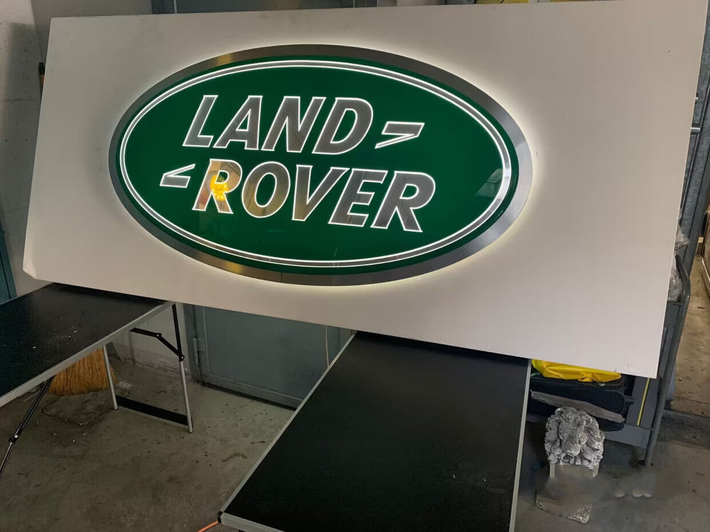 2000s Land Rover Very Large official dealership illuminated sign – The ...
