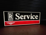 1980s Rolls Royce / Bentley dealership service illuminated sign