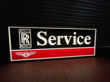 1980s Rolls Royce / Bentley dealership service illuminated sign