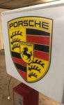 1990s Porsche official dealership illuminated sign