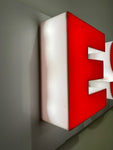 1990s original ESSO sign on original metal plate