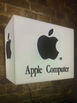 1990s Apple official dealer illuminated cube sign