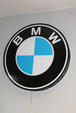 2000s BMW specialist dealership illuminated sign