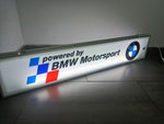 2000s BMW Motorsport Long dealership illuminated 3D sign