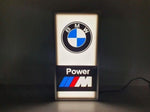 1990s BMW M Power dealership illuminated sign