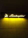 2000s Lamborghini dealership illuminated 3D sign