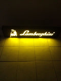 2000s Lamborghini dealership illuminated 3D sign