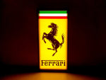 2010s Ferrari dealership illuminated LED sign