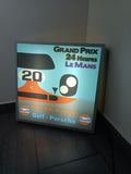 1980s Porsche 917 #20 Le Mans illuminated sign