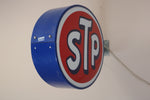 1980s STP motor oil illuminated neon sign