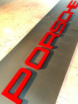 2020 Porsche very long dealership letters sign