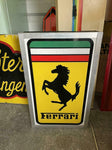 1980s Ferrari dealer illuminated sign