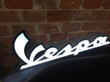 2000s Vespa Piaggio official dealership illuminated sign