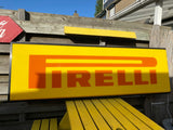 1990s Pirelli official dealer vintage illuminated neon sign