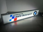 2000s BMW Motorsport Long dealership illuminated 3D sign