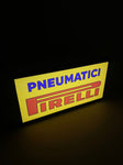 2000s Pirelli official dealer vintage illuminated sign