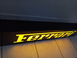 2000s Ferrari dealership 3D illuminated sign