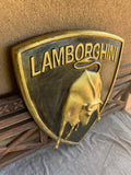 1978 Lamborghini official dealership Raging Bull shield