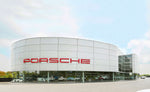 1990s Porsche official dealership illuminated sign