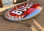 2004 Bugatti official dealership very large sign