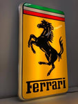 1990's Ferrari official dealer embossed sign