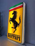 1990's Ferrari official dealer embossed sign