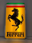 1990's Ferrari official dealer embossed sign