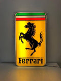 1990's Ferrari official dealer embossed sign