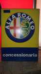 1980s Alfa Romeo official dealer "Concessionaria" sign