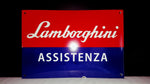 2000s Lamborghini enamel metal dealer sign