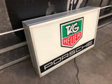 1990s Porsche / Tag Heuer official dealership illuminated sign